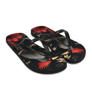 Beauty Tropical Bird Flip Flops