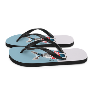 Be Yourself & Stay Cool Flip Flops