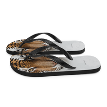 Silent Tiger Head Flip Flops