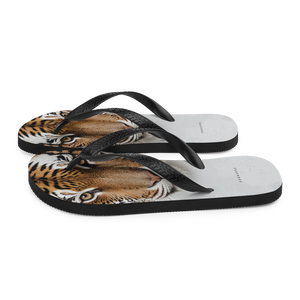 Silent Tiger Head Flip Flops