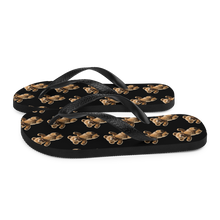 Happy Teddy Bear Pattern Flip Flops