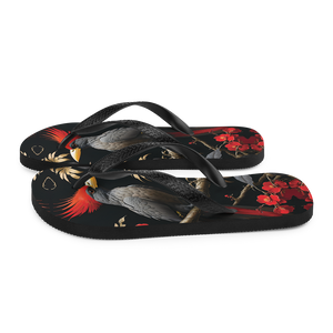 Beauty Tropical Bird Flip Flops