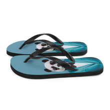 Funky Panda Flip Flops