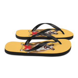 Bulldog X-Tape Yellow Flip Flops