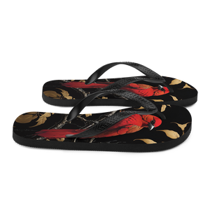 Red Bird Flip Flops