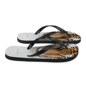 Silent Tiger Head Flip Flops