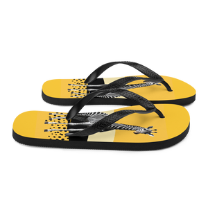 Giraffe Zebra Skin Flip Flops