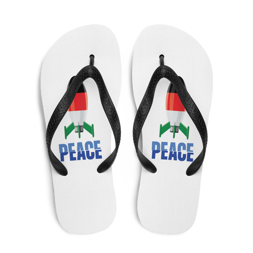 Peace for Israel & Palestine Flip Flops
