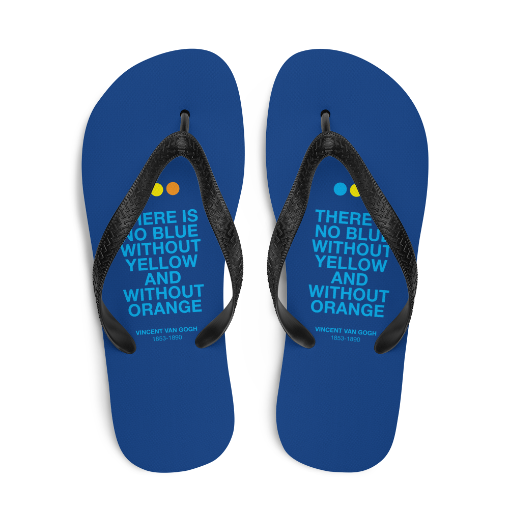 There is No Blue Flip Flops