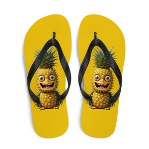 Unforgotable Funny Pineapple Flip-Flops
