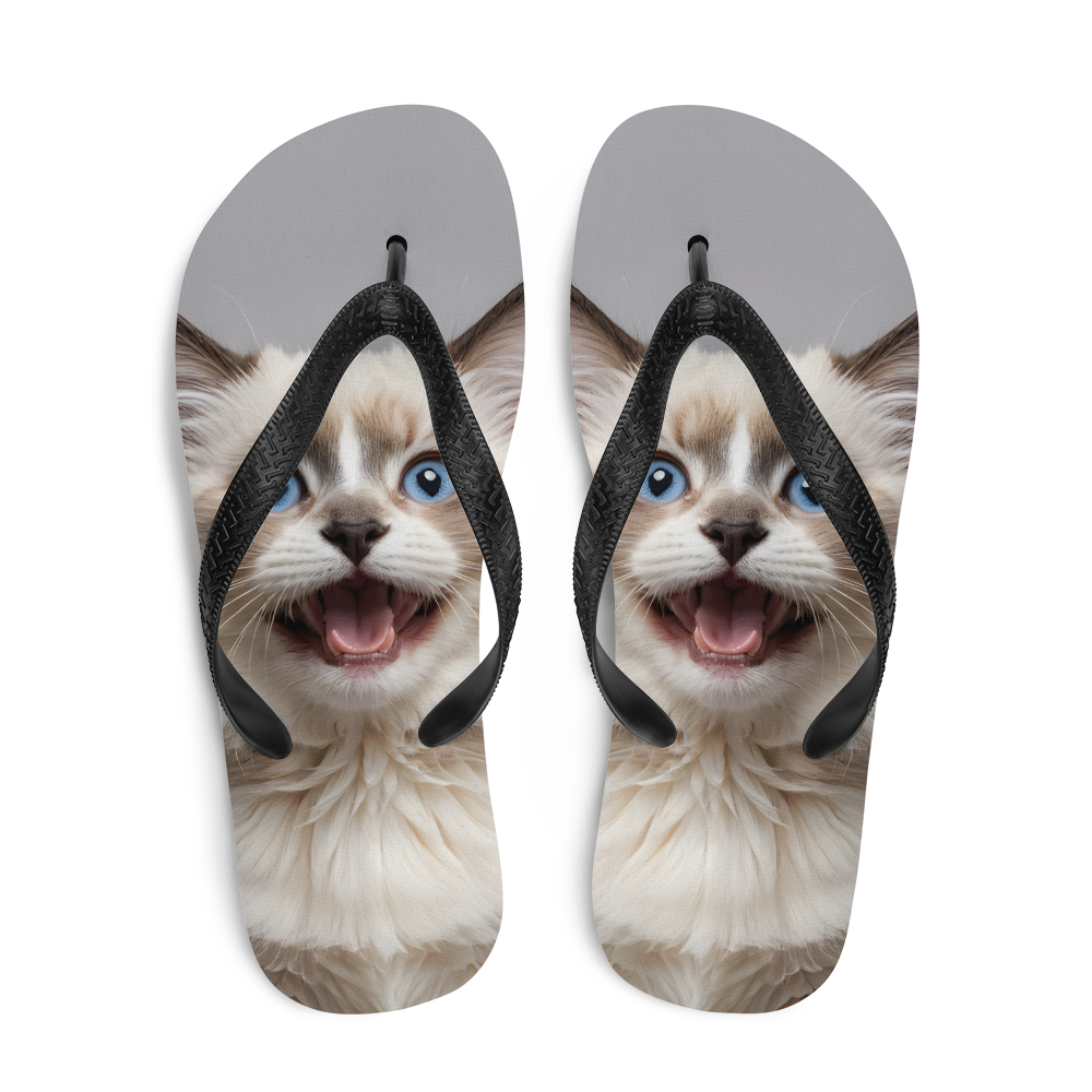 Ragdoll Kitten Flip Flops