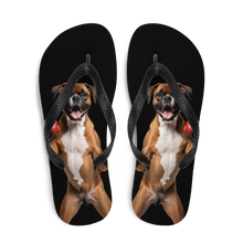 Boxer Boxing Black Flip Flops