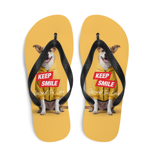 Good Boy Yellow Flip Flops