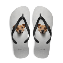 Smile Dog Peep Flip Flops