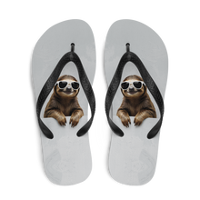 Cool Smiling Sloth Flip Flops