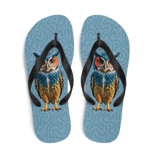 Blue Owl Flip Flops