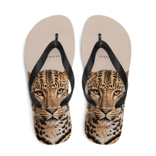 Leopard Potrait Flip Flops