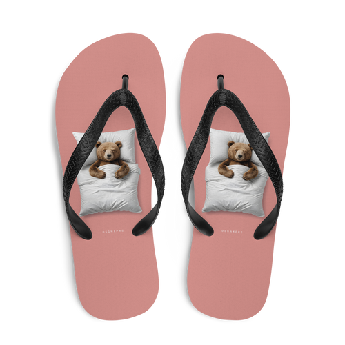 Sleeping Bear Flip Flops