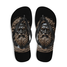 Zeus Copper Wire Sculpture Flip Flops