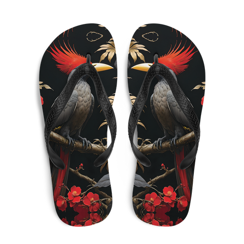 Beauty Tropical Bird Flip Flops