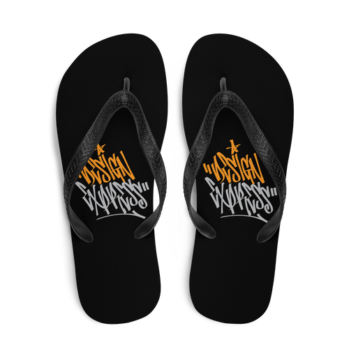 Design Express Graffiti Tags Flip Flops