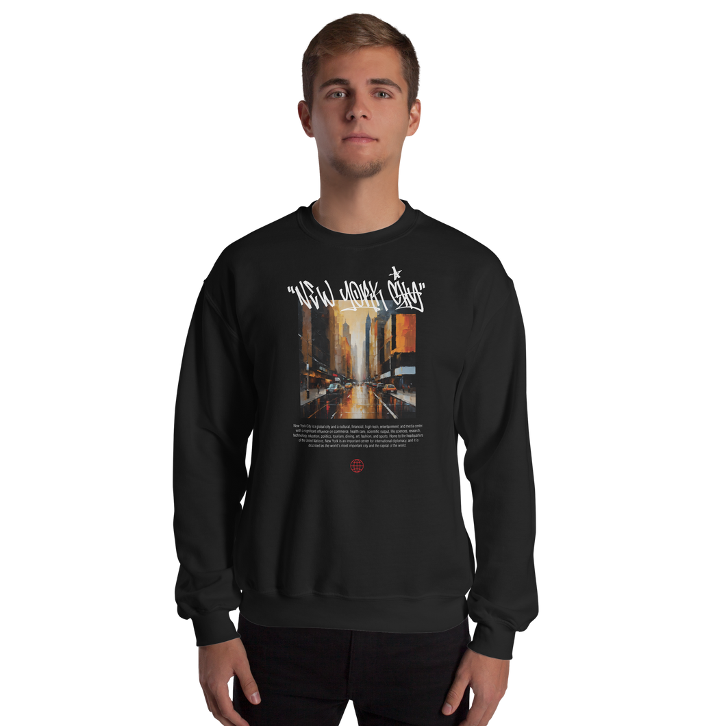 New York City Painting Unisex Sweatshirt Front Print