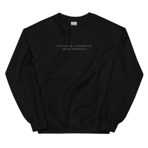 Silence Lao Tzu Unisex Sweatshirt