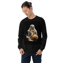 Sloth Riding A Snail Unisex Sweatshirt Front Print