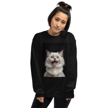 Angry Ragdoll Kitten Unisex Sweatshirt