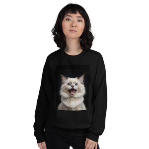 Angry Ragdoll Kitten Unisex Sweatshirt