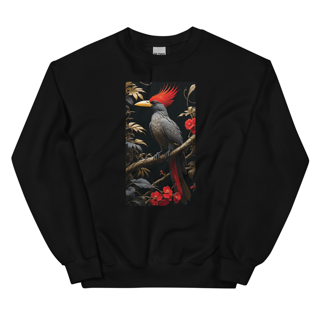 Beauty Tropical Bird Unisex Sweatshirt Front Print