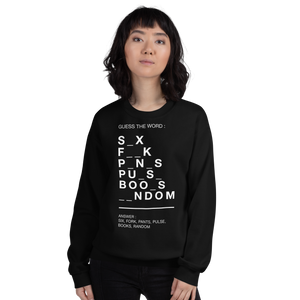 Guess The Word (Funny) Unisex Sweatshirt