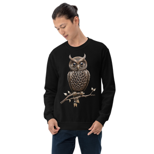 Owl Copper Art Unisex Sweatshirt