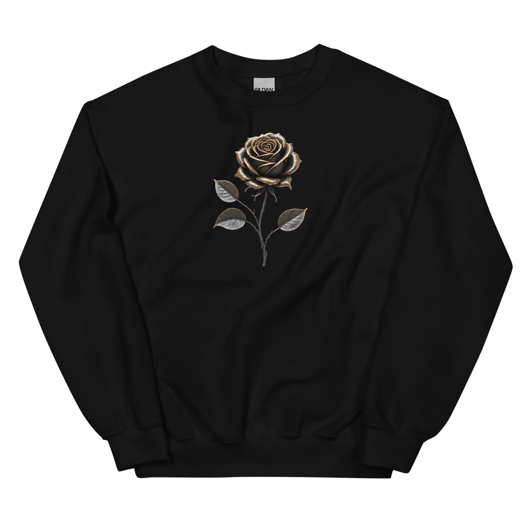 Rose Copper Art Unisex Sweatshirt