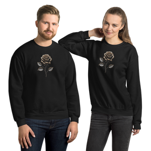 Rose Copper Art Unisex Sweatshirt