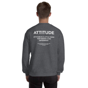 Dark Heather / S Attitude Unisex Sweatshirt by Design Express