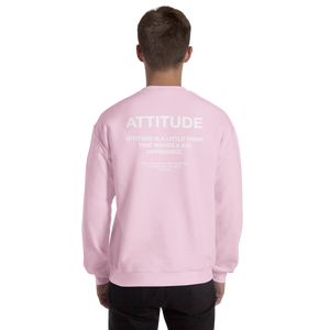 Light Pink / S Attitude Unisex Sweatshirt by Design Express