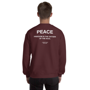 Freedom is the oxygen of the soul Unisex Sweatshirt