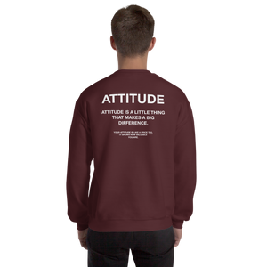 Maroon / S Attitude Unisex Sweatshirt by Design Express