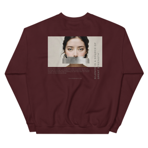 Silence Lao Tzu Unisex Sweatshirt