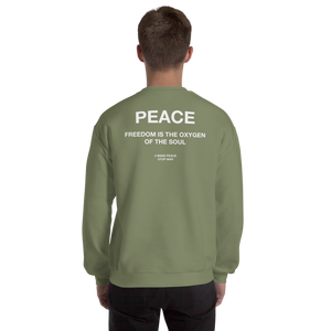 Freedom is the oxygen of the soul Unisex Sweatshirt
