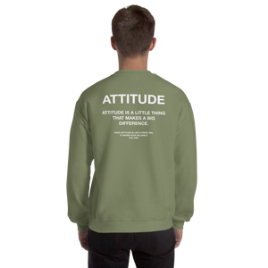 Military Green / S Attitude Unisex Sweatshirt by Design Express