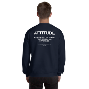 Navy / S Attitude Unisex Sweatshirt by Design Express