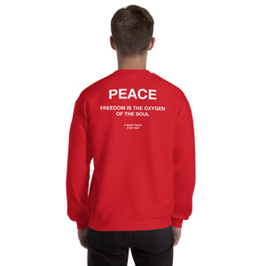 Freedom is the oxygen of the soul Unisex Sweatshirt