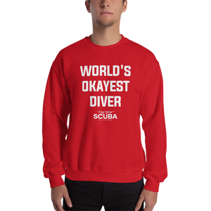 World's Okayest Diver Unisex Sweatshirt
