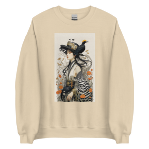 Mrs. Flora and Fauna Unisex Sweatshirt Front Print