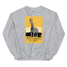 Giraffe Zebra Skin Unisex Sweatshirt Front Print