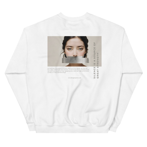 Silence Lao Tzu Unisex Sweatshirt