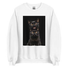 Two Black Cats Follows Unisex Sweatshirt Front Print