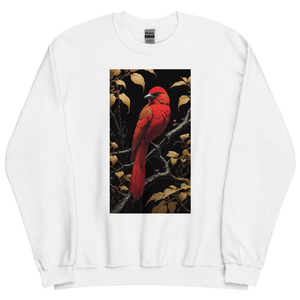 Red Bird Unisex Sweatshirt Front Print